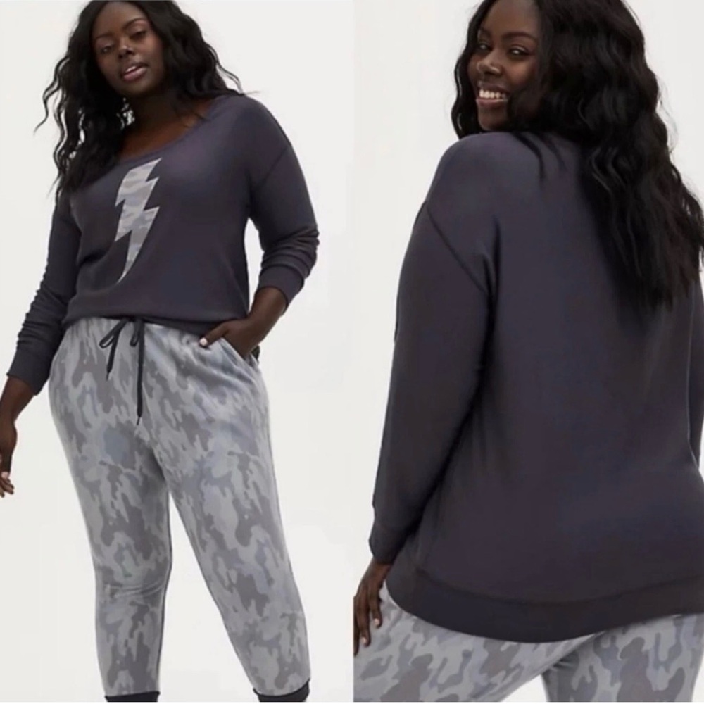 torrid Gray Sleep Sweatshirt with Hang Tag
